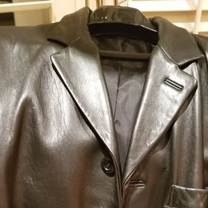 Kenneth Cole Men's Leather Jacket XXL